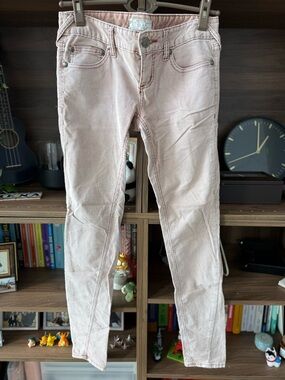 Free People Light Pink Skinny Jeans